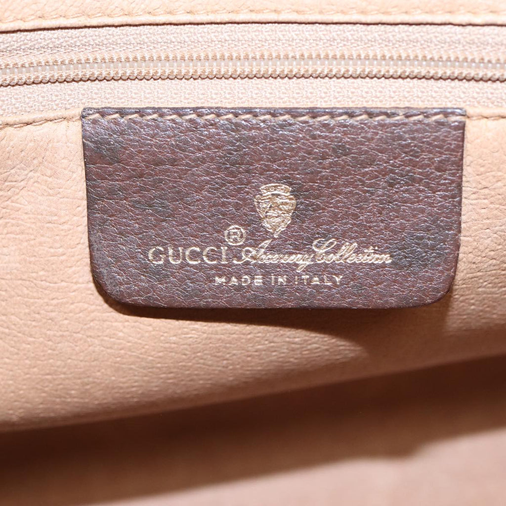 GUCCI GG Supreme Web Sherry Line Shoulder Bag PVC Beige Red 56 02 088 84753