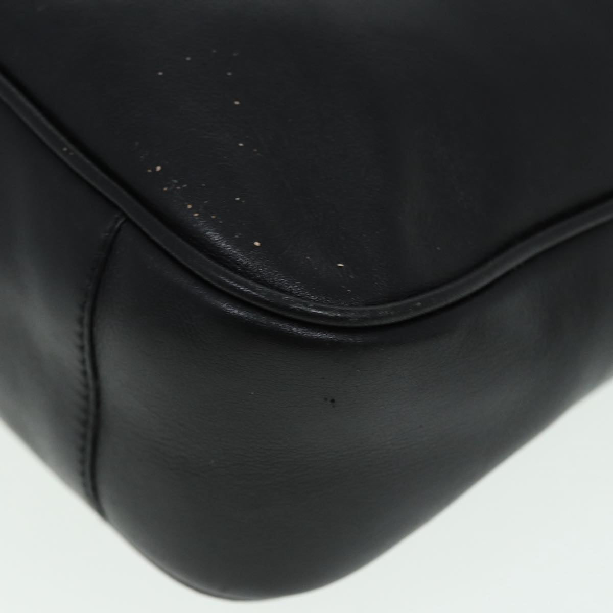 GUCCI Bamboo Shoulder Bag Leather 2way Black 84762
