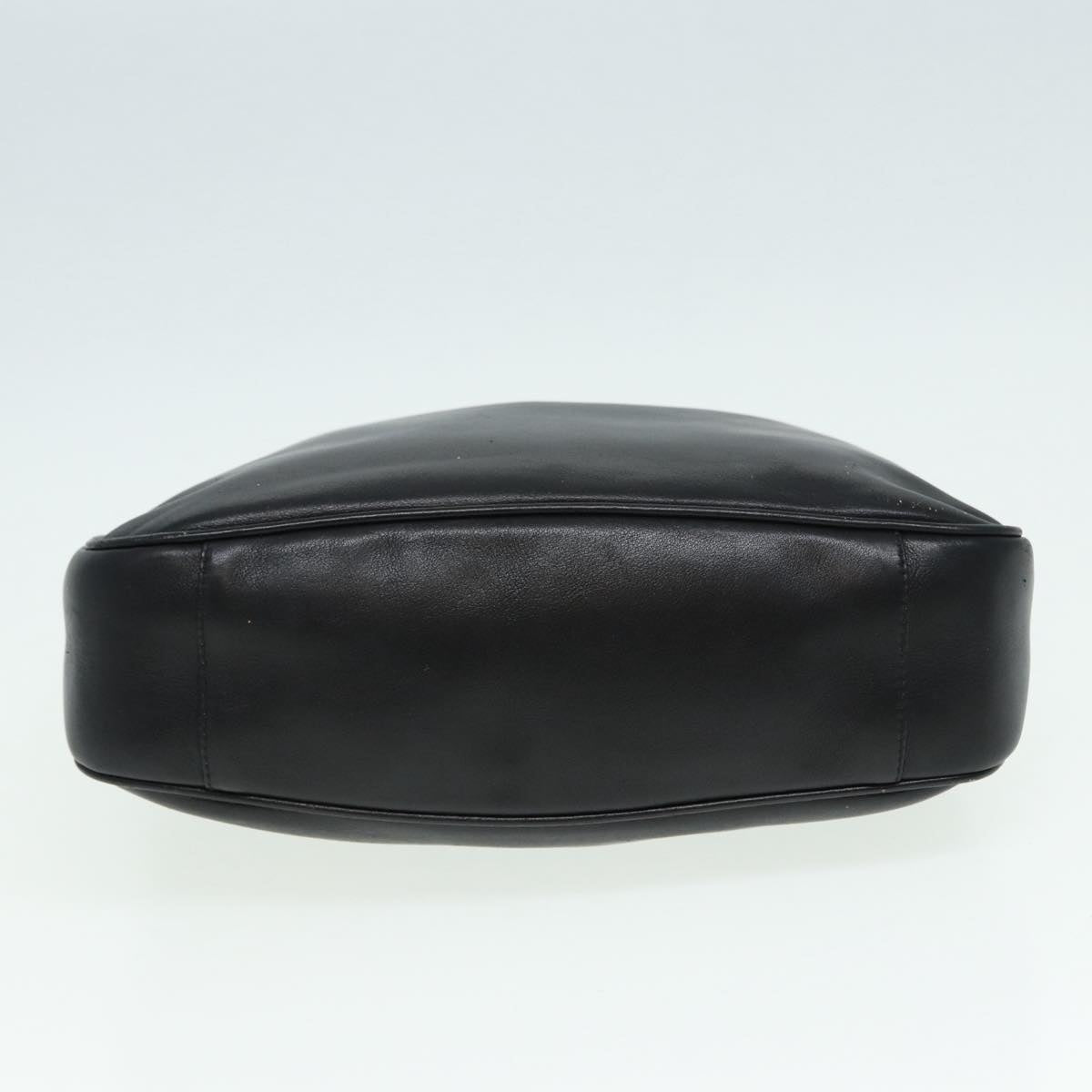 GUCCI Bamboo Shoulder Bag Leather 2way Black 84762