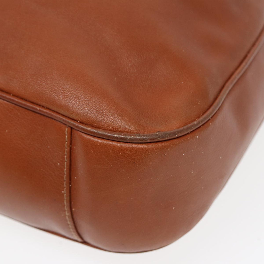 GUCCI Bamboo Shoulder Bag Leather 2way Brown 001 14 1577 84763