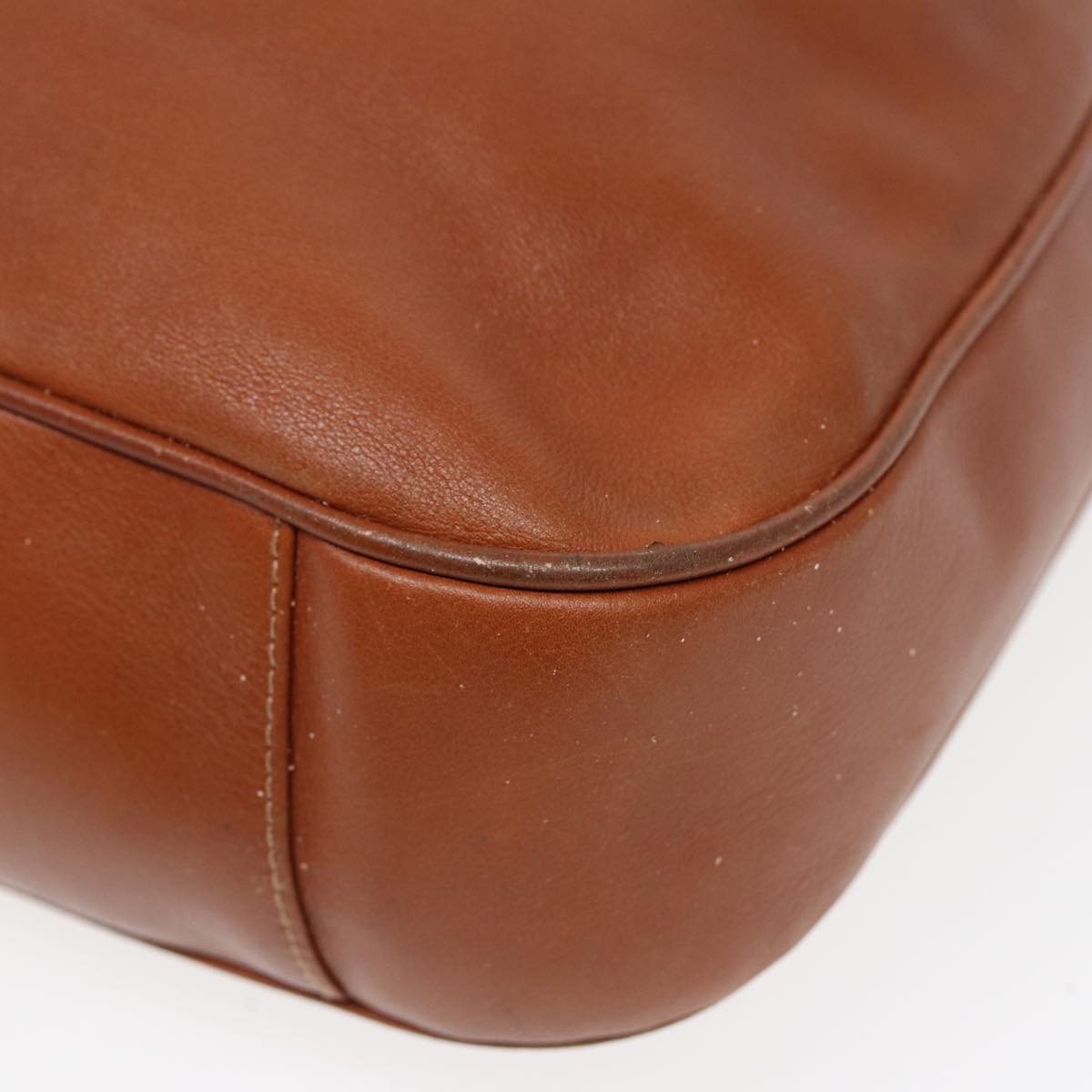 GUCCI Bamboo Shoulder Bag Leather 2way Brown 001 14 1577 84763
