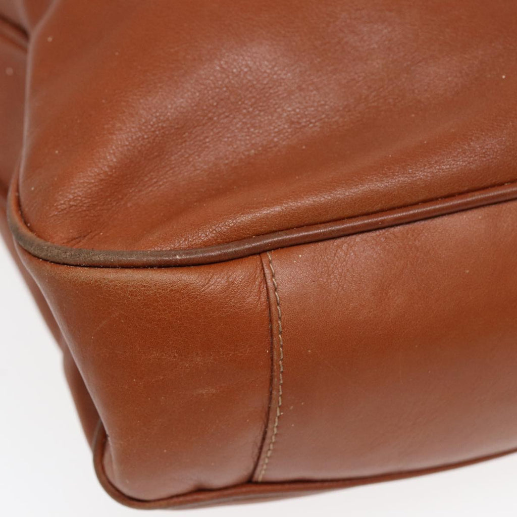 GUCCI Bamboo Shoulder Bag Leather 2way Brown 001 14 1577 84763