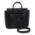 GUCCI Hand Bag Leather 2way Black 000 2058 0307 6 84764