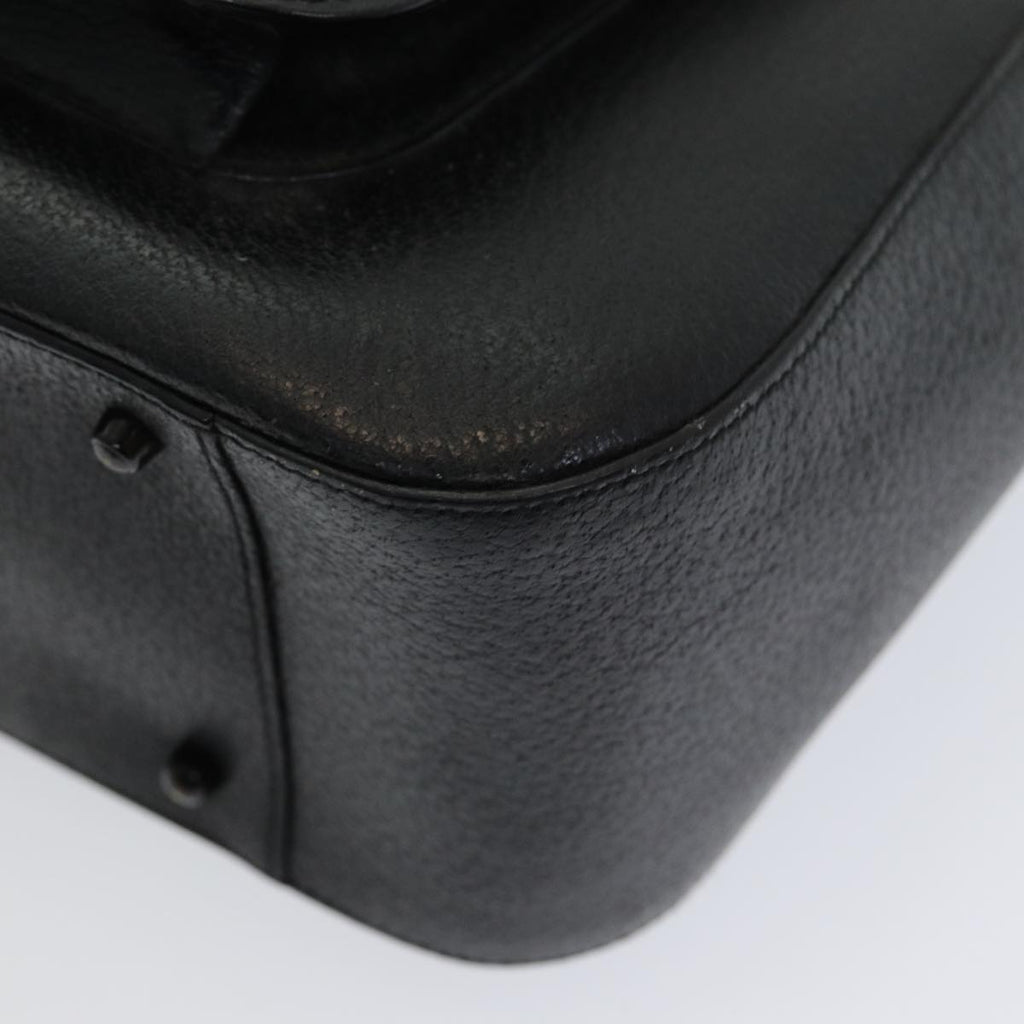 GUCCI Hand Bag Leather 2way Black 000 2058 0307 6 84764