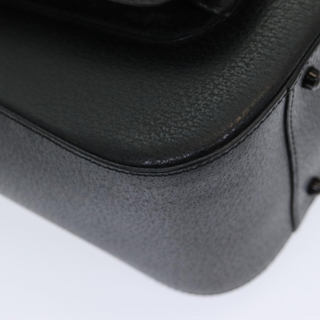 GUCCI Hand Bag Leather 2way Black 000 2058 0307 6 84764