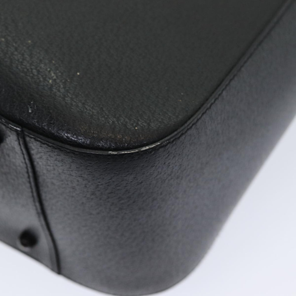 GUCCI Hand Bag Leather 2way Black 000 2058 0307 6 84764