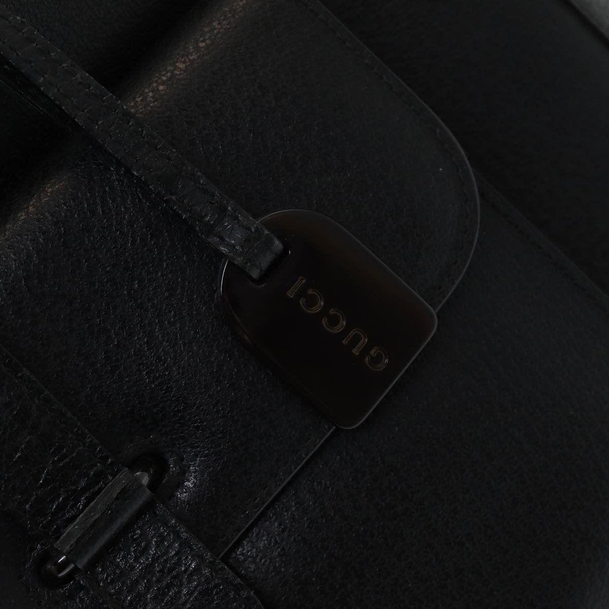 GUCCI Hand Bag Leather 2way Black 000 2058 0307 6 84764