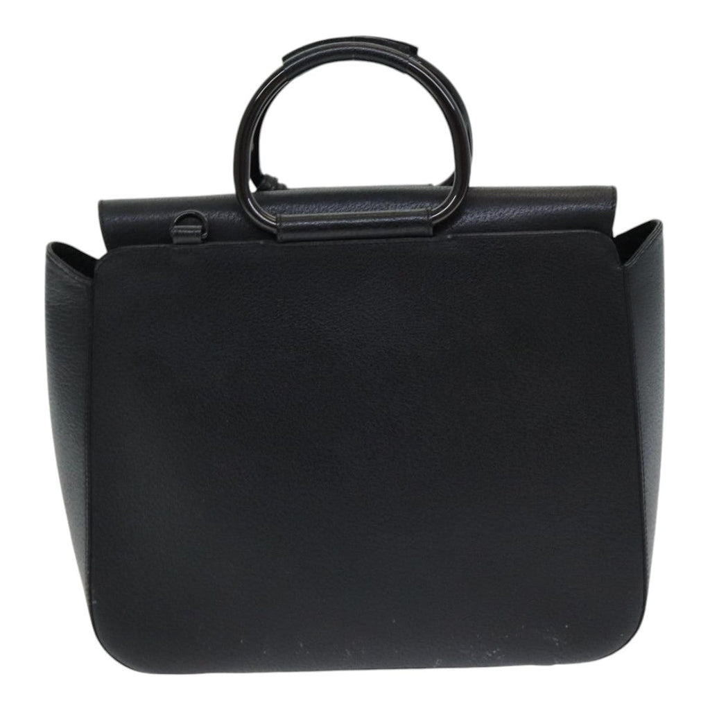 GUCCI Hand Bag Leather 2way Black 000 2058 0307 6 84764