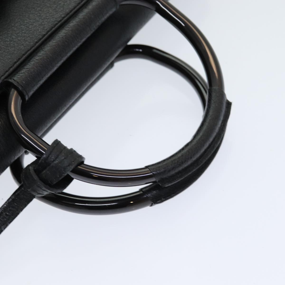 GUCCI Hand Bag Leather 2way Black 000 2058 0307 6 84764