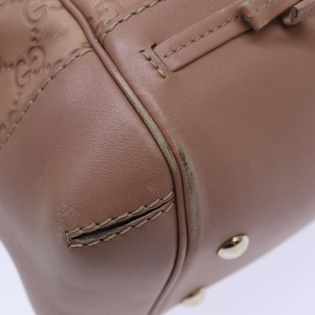 GUCCI GG Canvas Guccissima Hand Bag 2way Pink 269894 84765