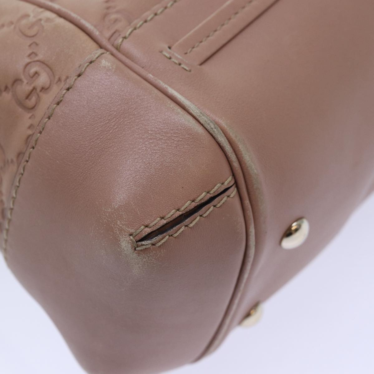 GUCCI GG Canvas Guccissima Hand Bag 2way Pink 269894 84765