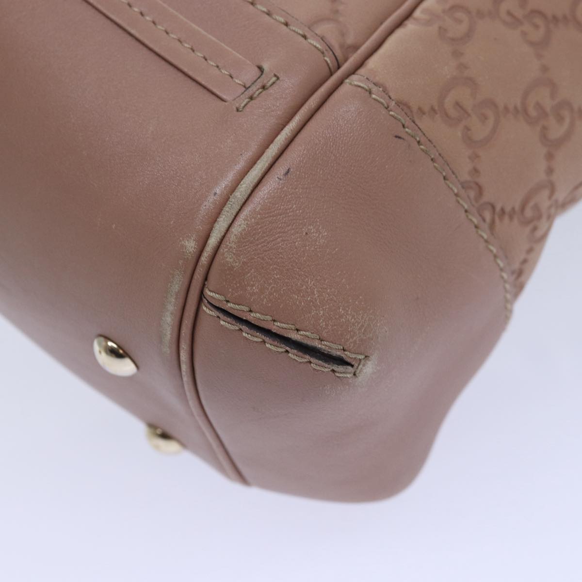 GUCCI GG Canvas Guccissima Hand Bag 2way Pink 269894 84765