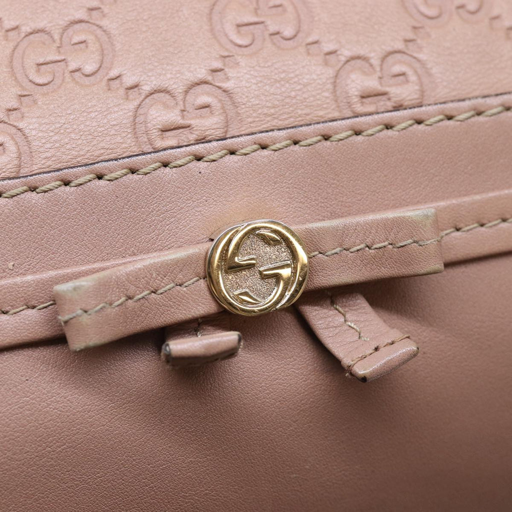 GUCCI GG Canvas Guccissima Hand Bag 2way Pink 269894 84765
