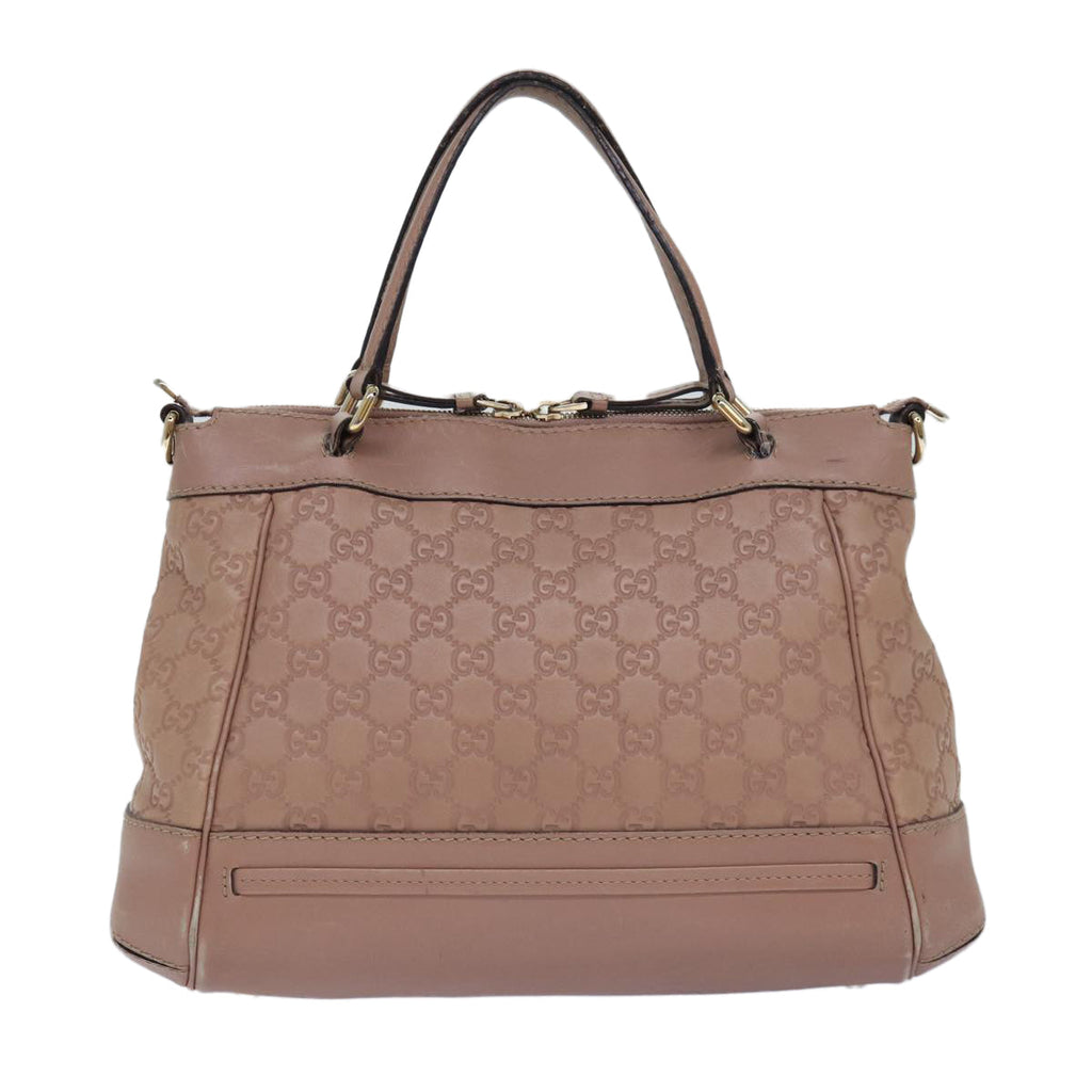 GUCCI GG Canvas Guccissima Hand Bag 2way Pink 269894 84765