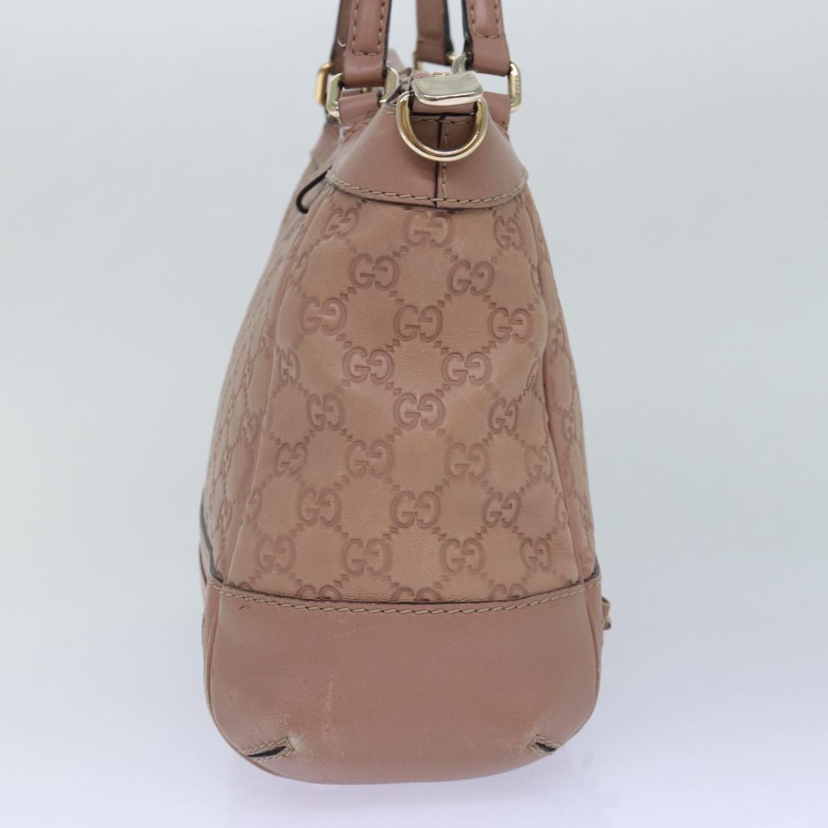 GUCCI GG Canvas Guccissima Hand Bag 2way Pink 269894 84765