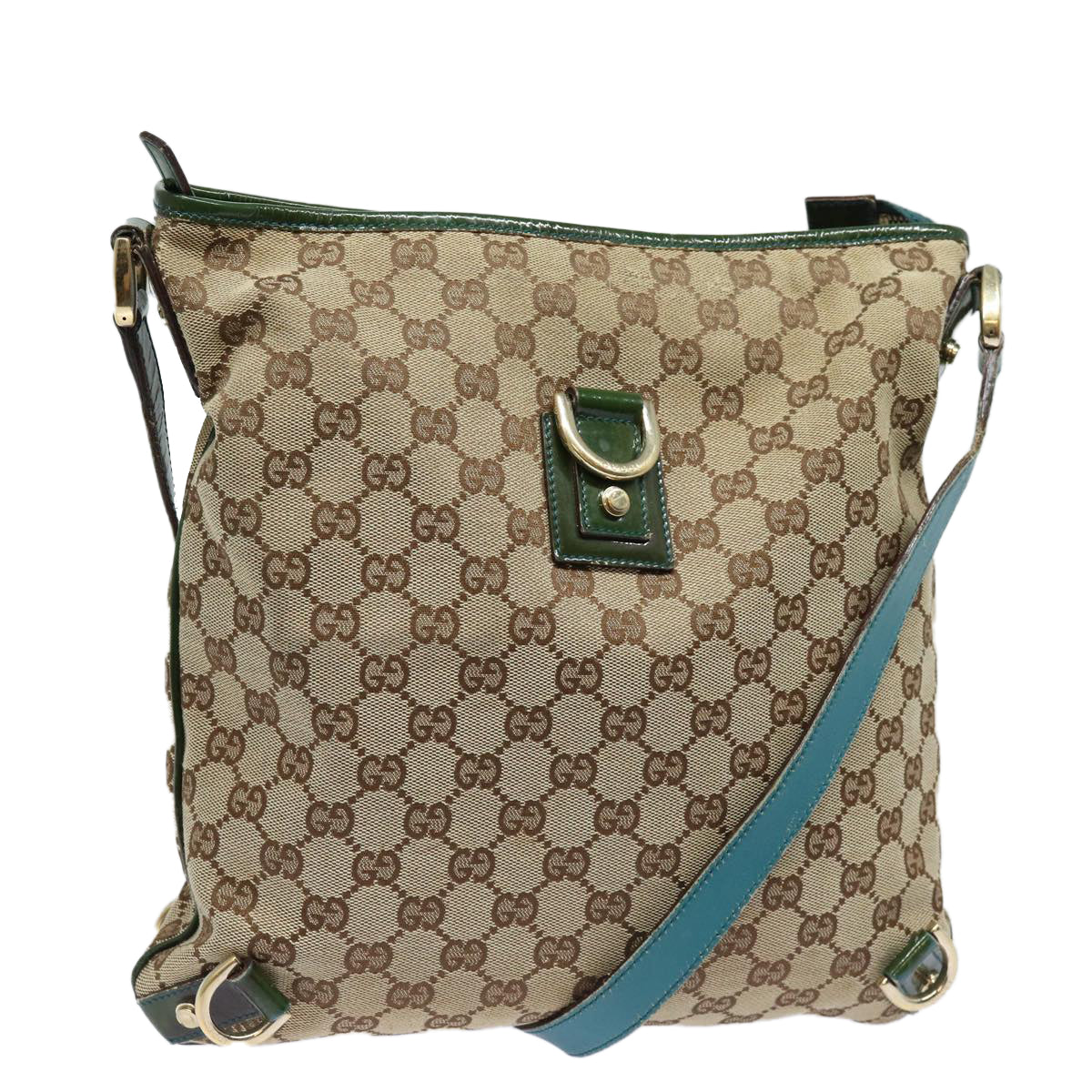 GUCCI GG Canvas Shoulder Bag Beige 131326 84767