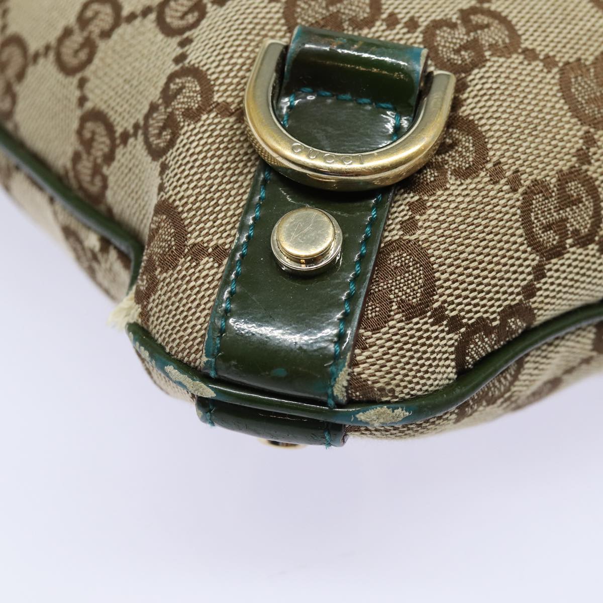 GUCCI GG Canvas Shoulder Bag Beige 131326 84767