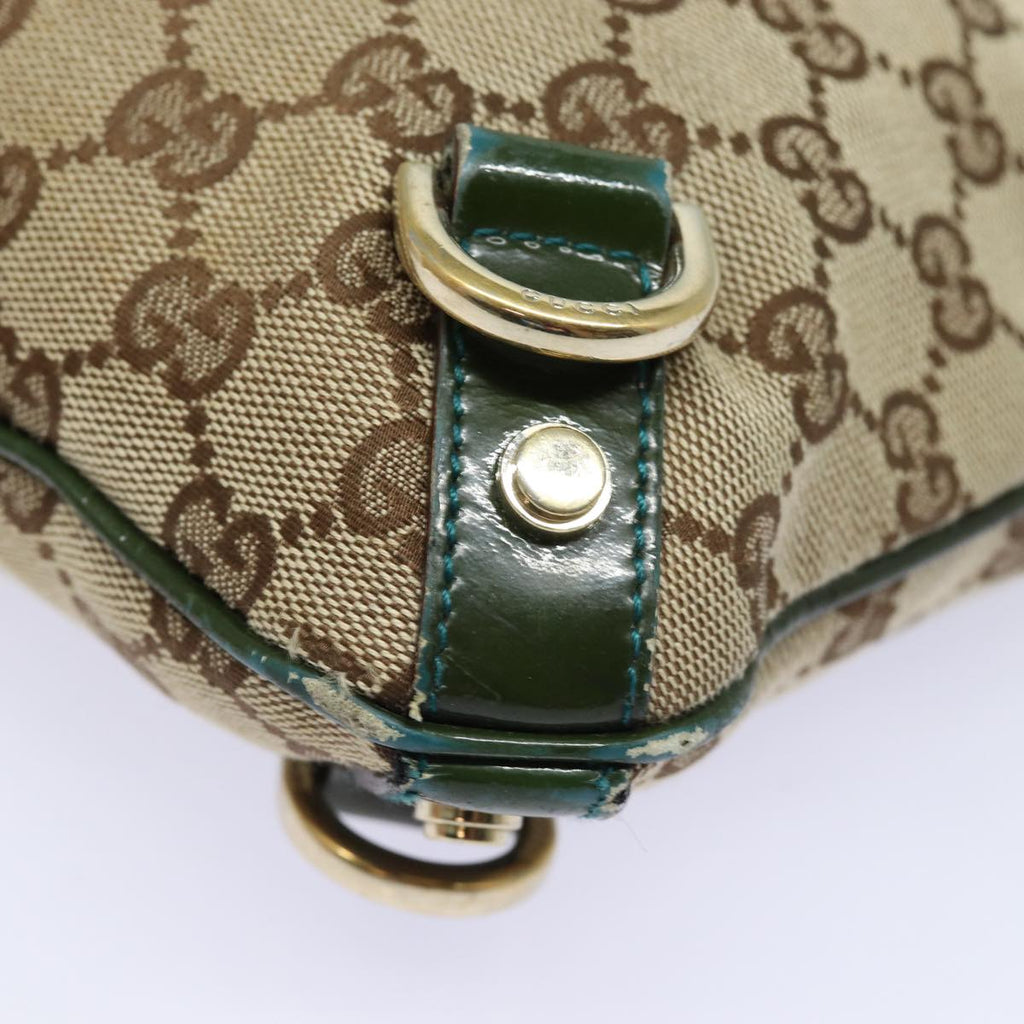 GUCCI GG Canvas Shoulder Bag Beige 131326 84767