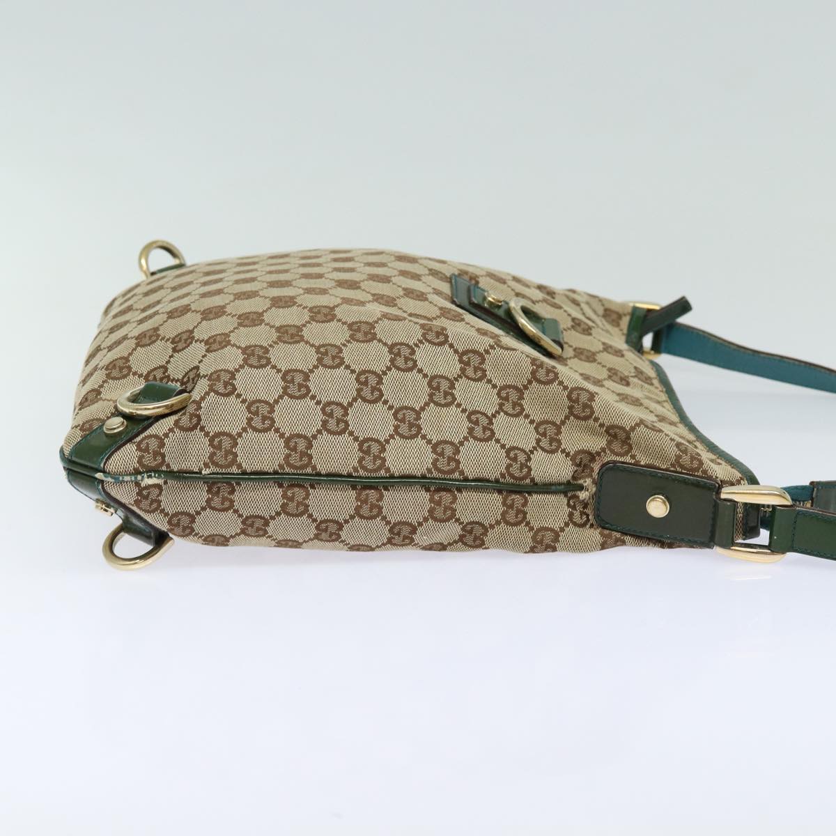 GUCCI GG Canvas Shoulder Bag Beige 131326 84767