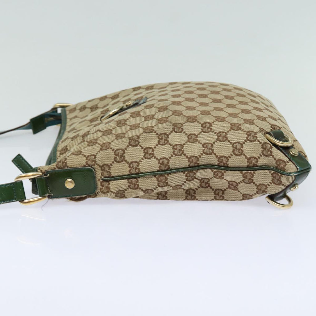GUCCI GG Canvas Shoulder Bag Beige 131326 84767