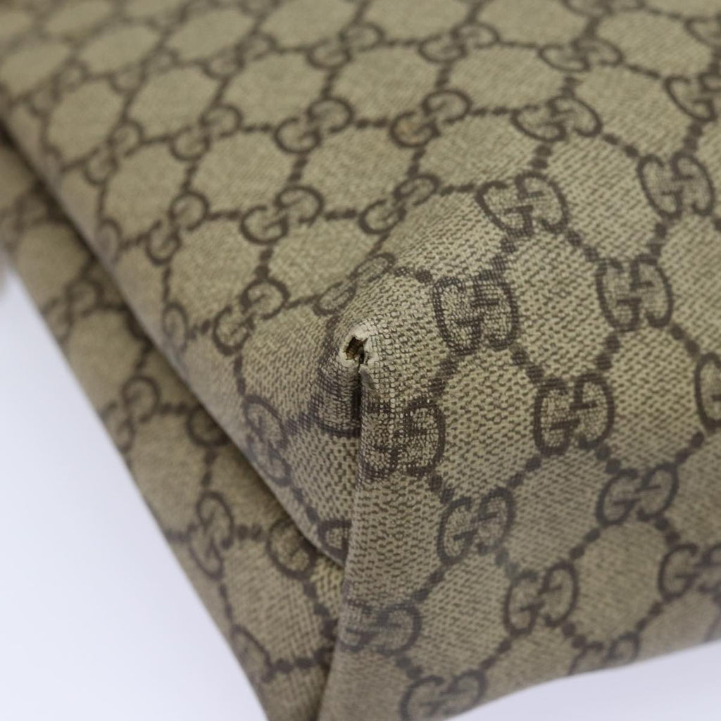 GUCCI GG Supreme Web Sherry Line Tote Bag PVC Beige 002 58 6487 4023 84768