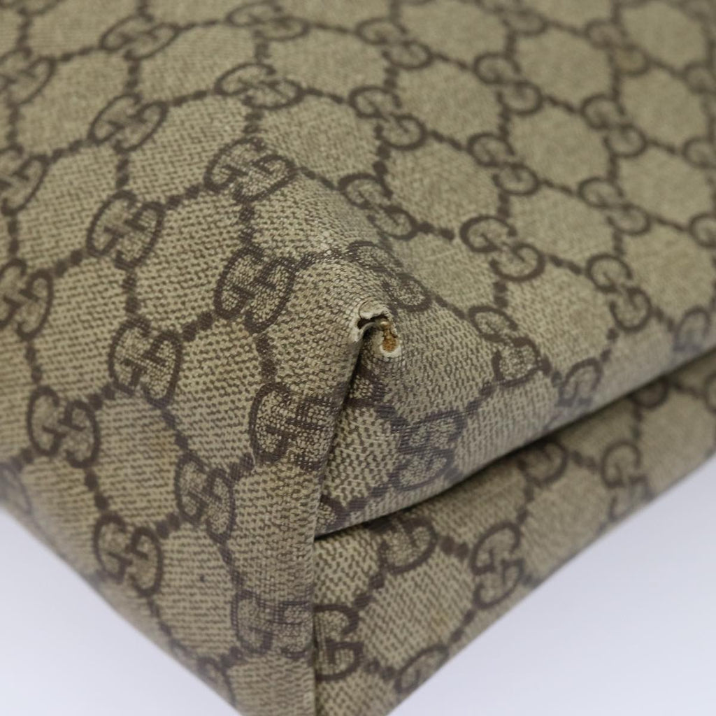 GUCCI GG Supreme Web Sherry Line Tote Bag PVC Beige 002 58 6487 4023 84768
