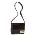 GUCCI Shoulder Bag Patent leather Brown 84811