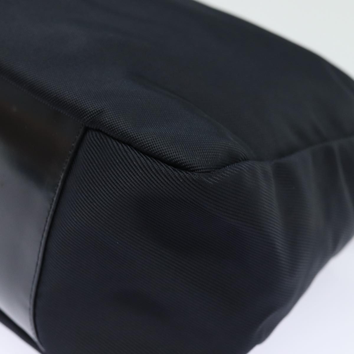 GUCCI Bamboo Hand Bag Nylon Black 000 2404 0509 84812