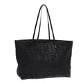 FENDI Tote Bag Leather Black 84824