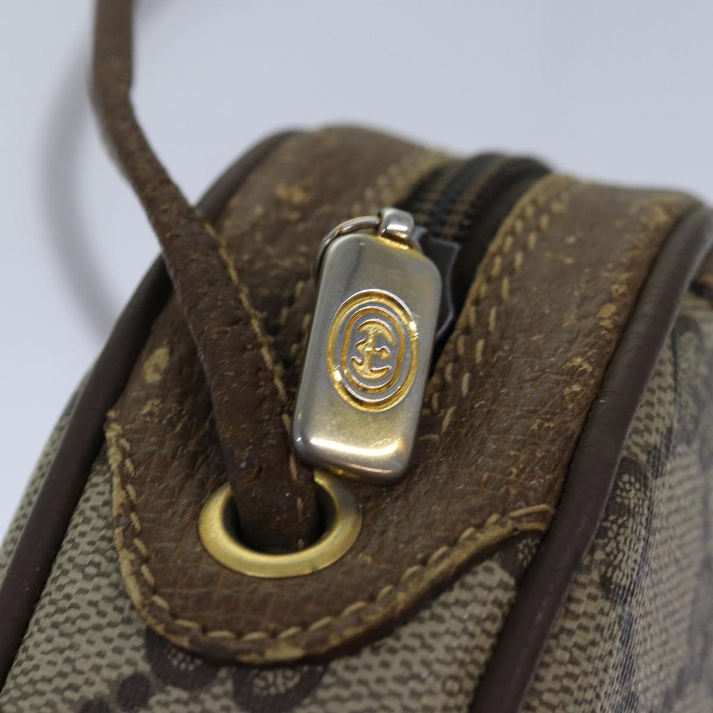 GUCCI GG Supreme Web Sherry Line Shoulder Bag PVC Beige Red 89 02 066 84927