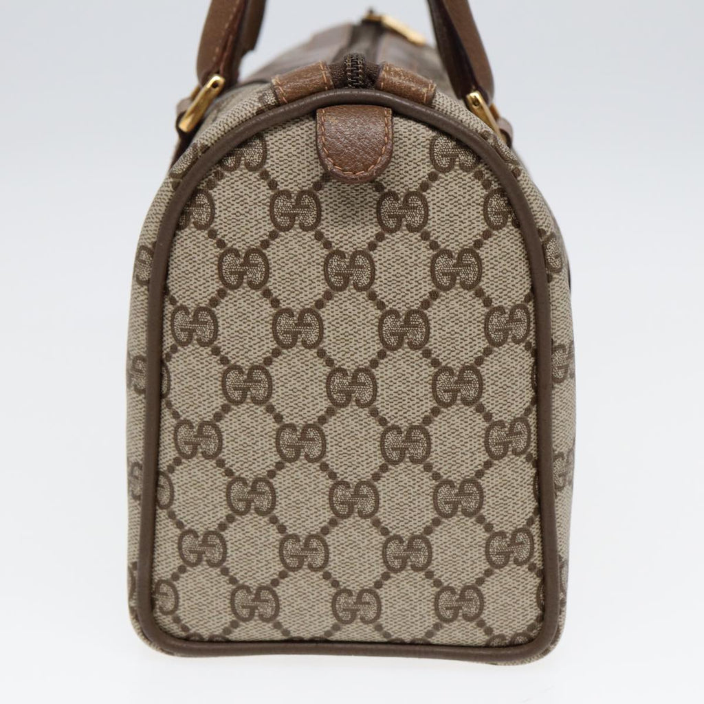 GUCCI GG Supreme Web Sherry Line Boston Bag PVC Beige Red 40 02 006 84929