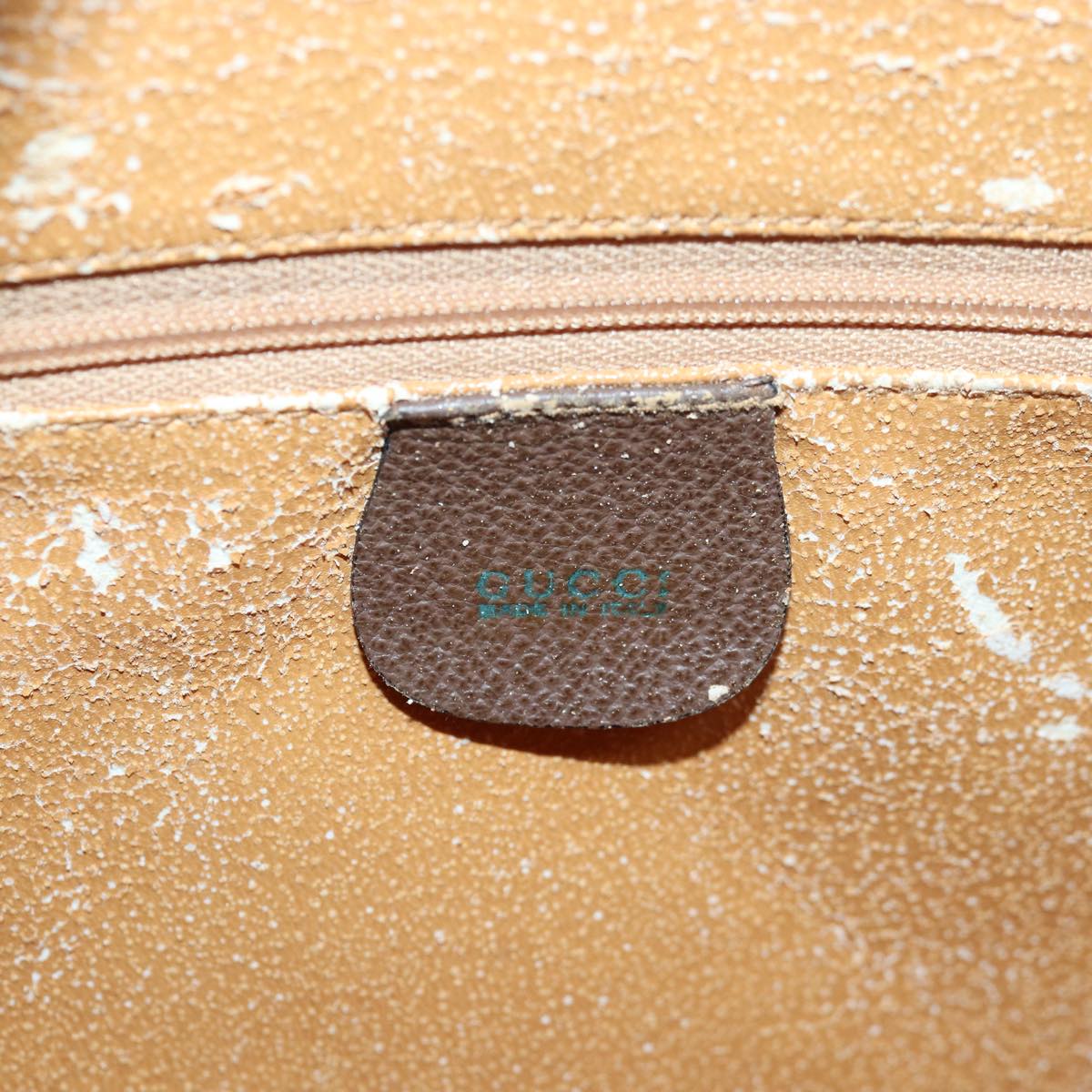 GUCCI Bamboo Hand Bag Suede Brown Gold 002 2853 0260 0 84940