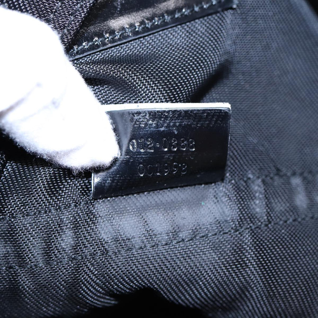 GUCCI Boston Bag Nylon Black 012 0388 84943
