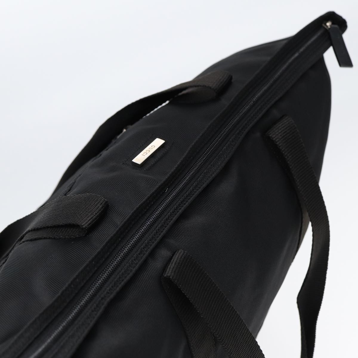 GUCCI Boston Bag Nylon Black 012 0388 84943