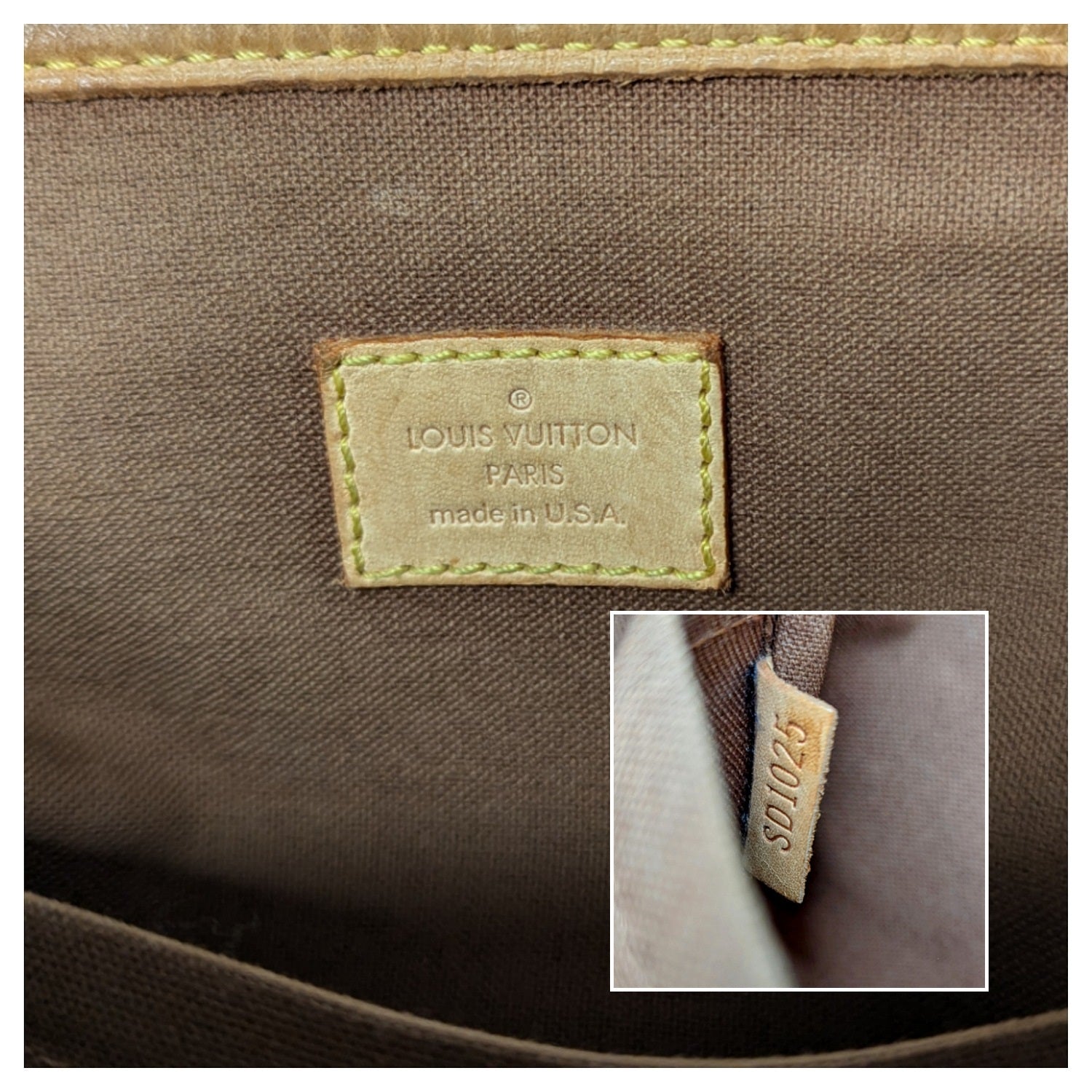 Louis Vuitton Vintage Monogram Batignolles Vertical Tote