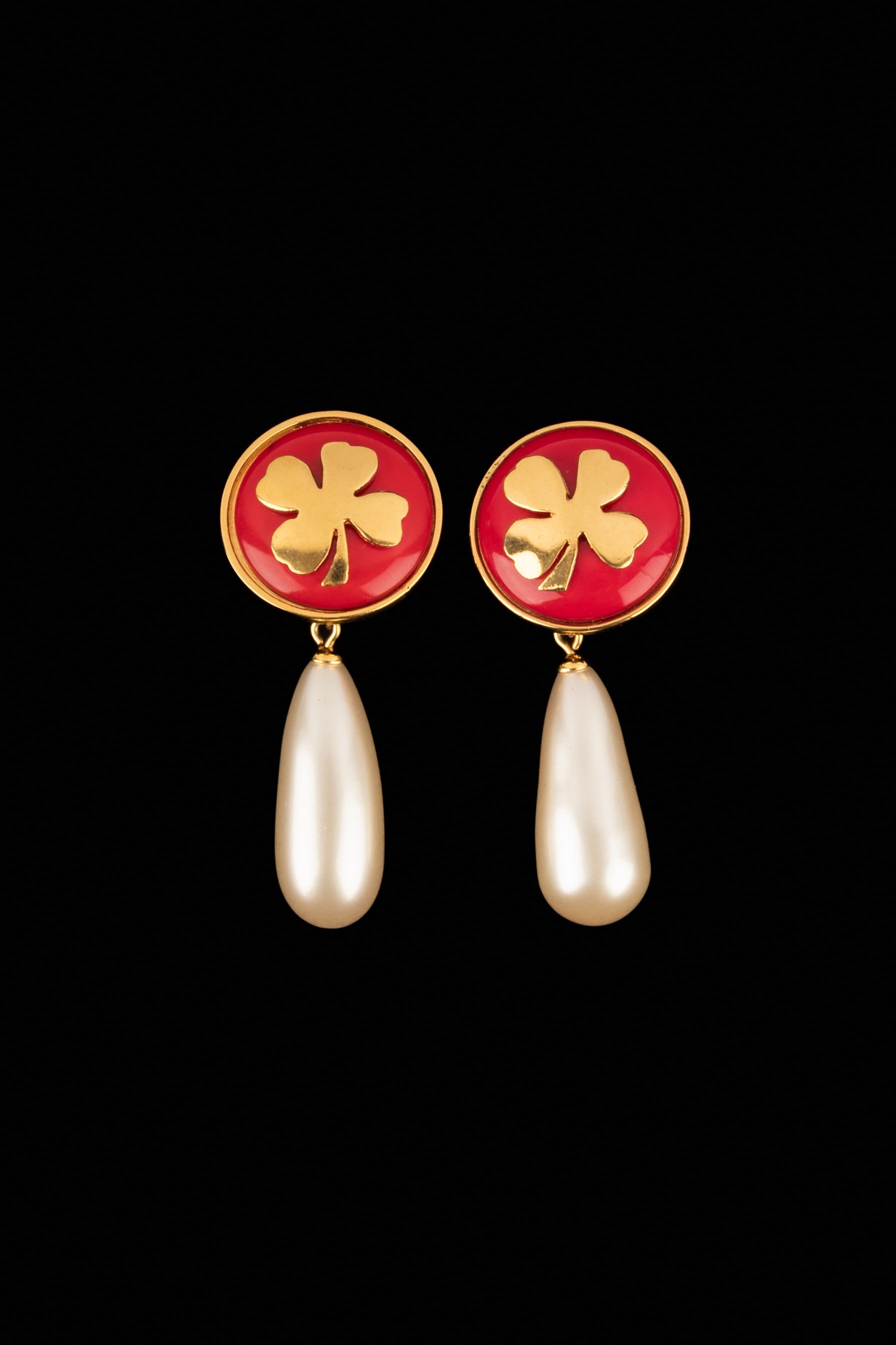 Boucles d'oreilles Chanel Haute couture