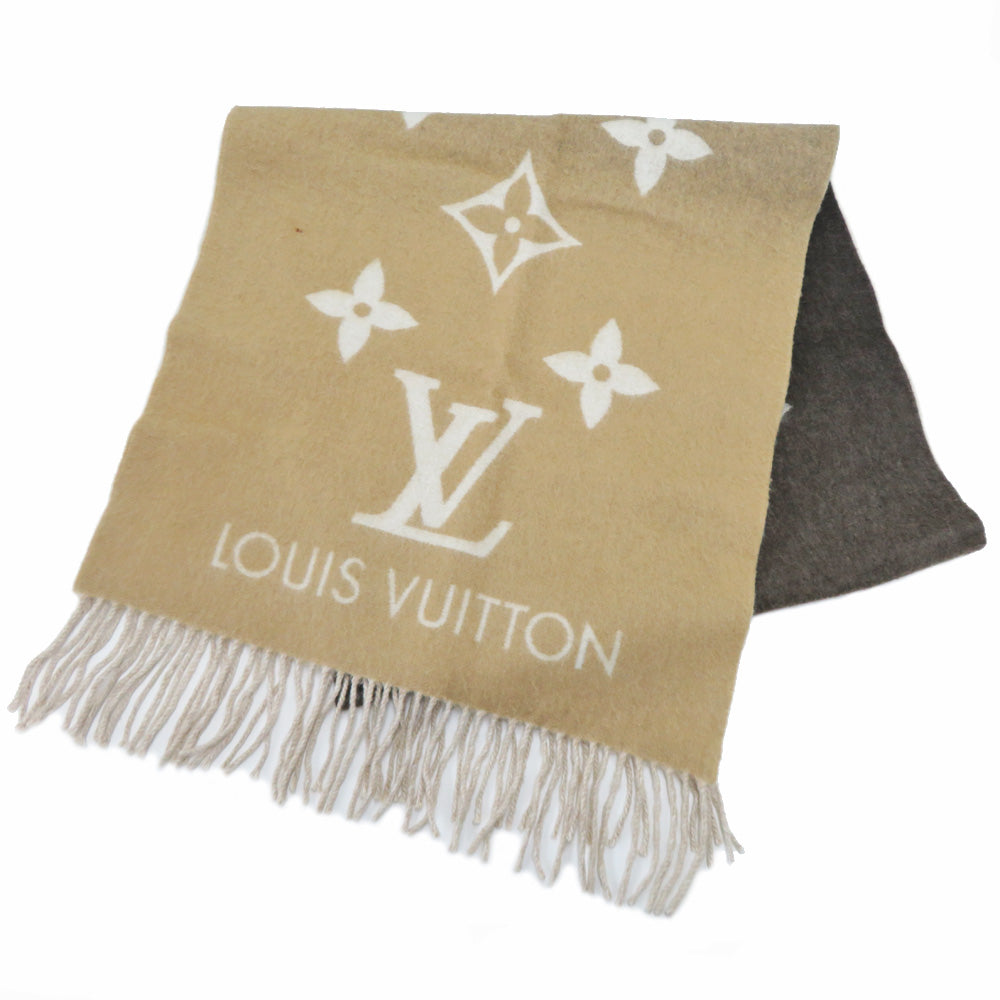 Louis Vuitton M73675 Beige Cashmere 100% Monogram Brown Tea  Mini