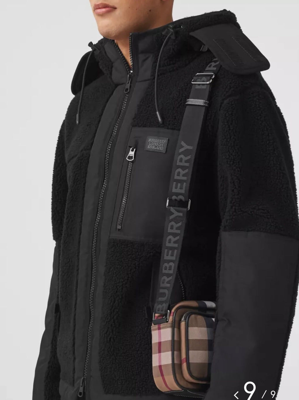 GLAMI Check Crossbody Bag For Men, Bags 8.9in/22.5cm 80491451