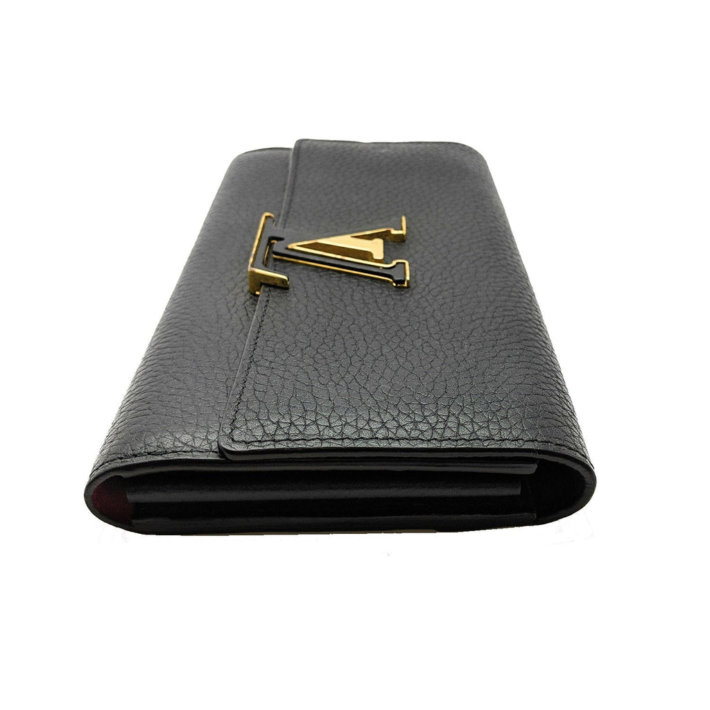 Louis Vuitton 2017 Taurillon Leather Capucines Wallet