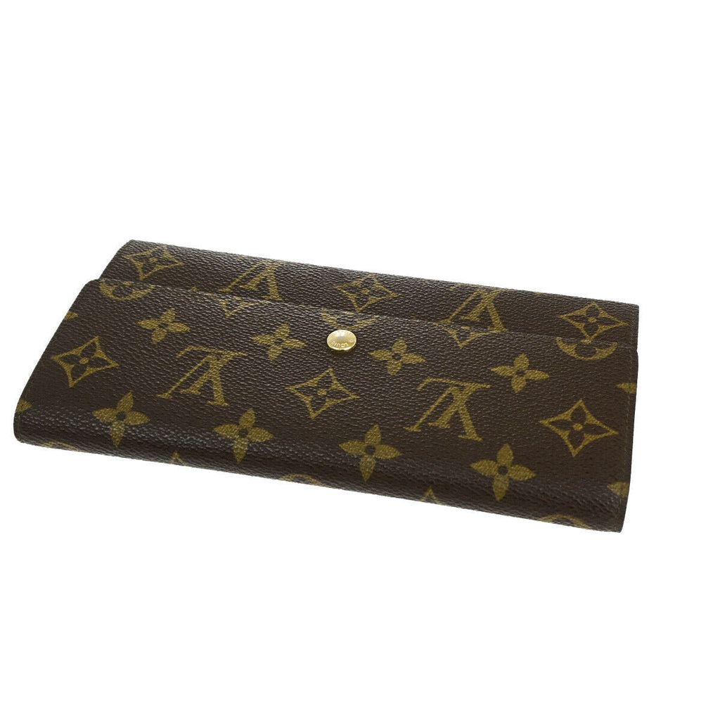 Louis Vuitton Portefeuille Sarah  Canvas Wallet
