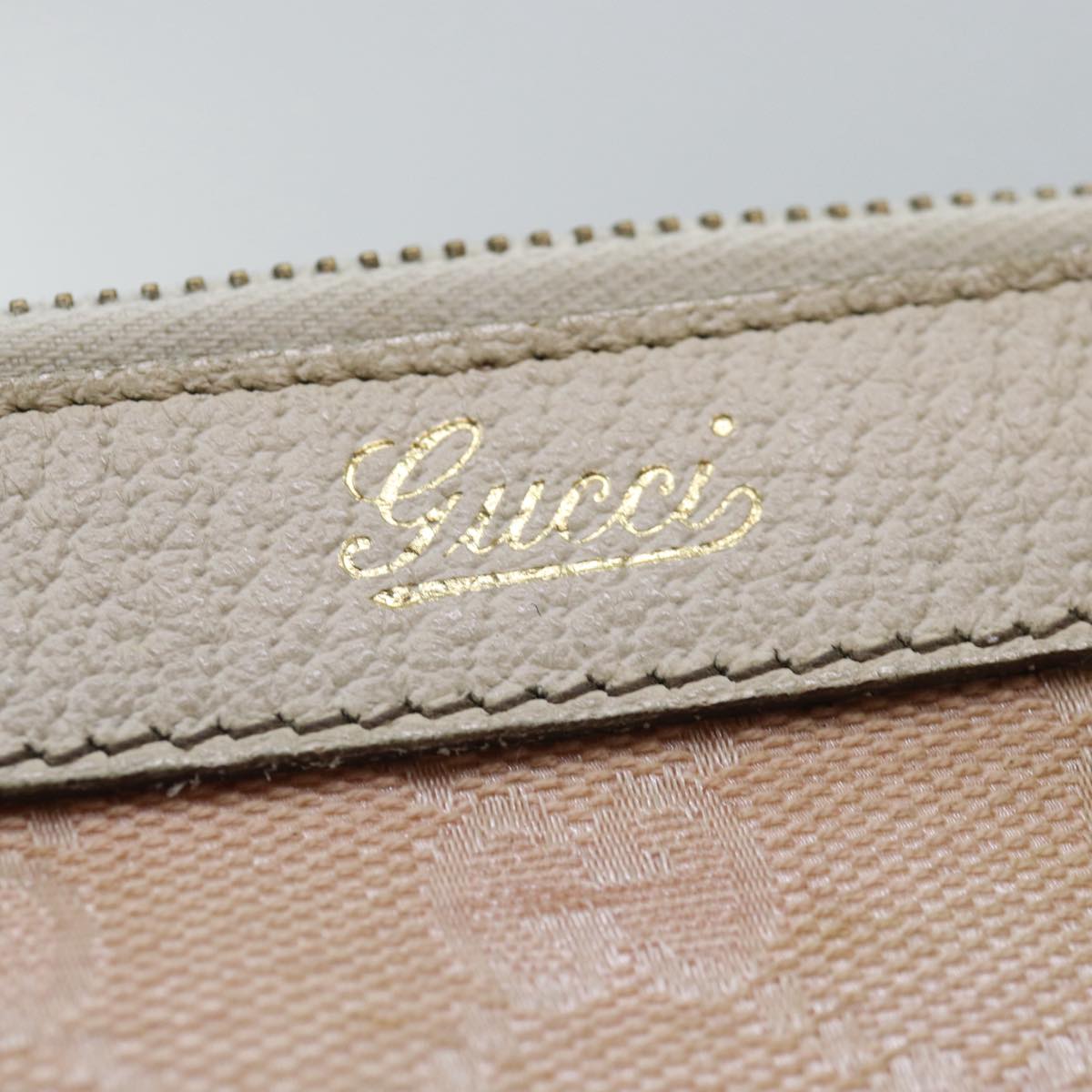 GUCCI GG Canvas Tote Bag Pink 141470 85056