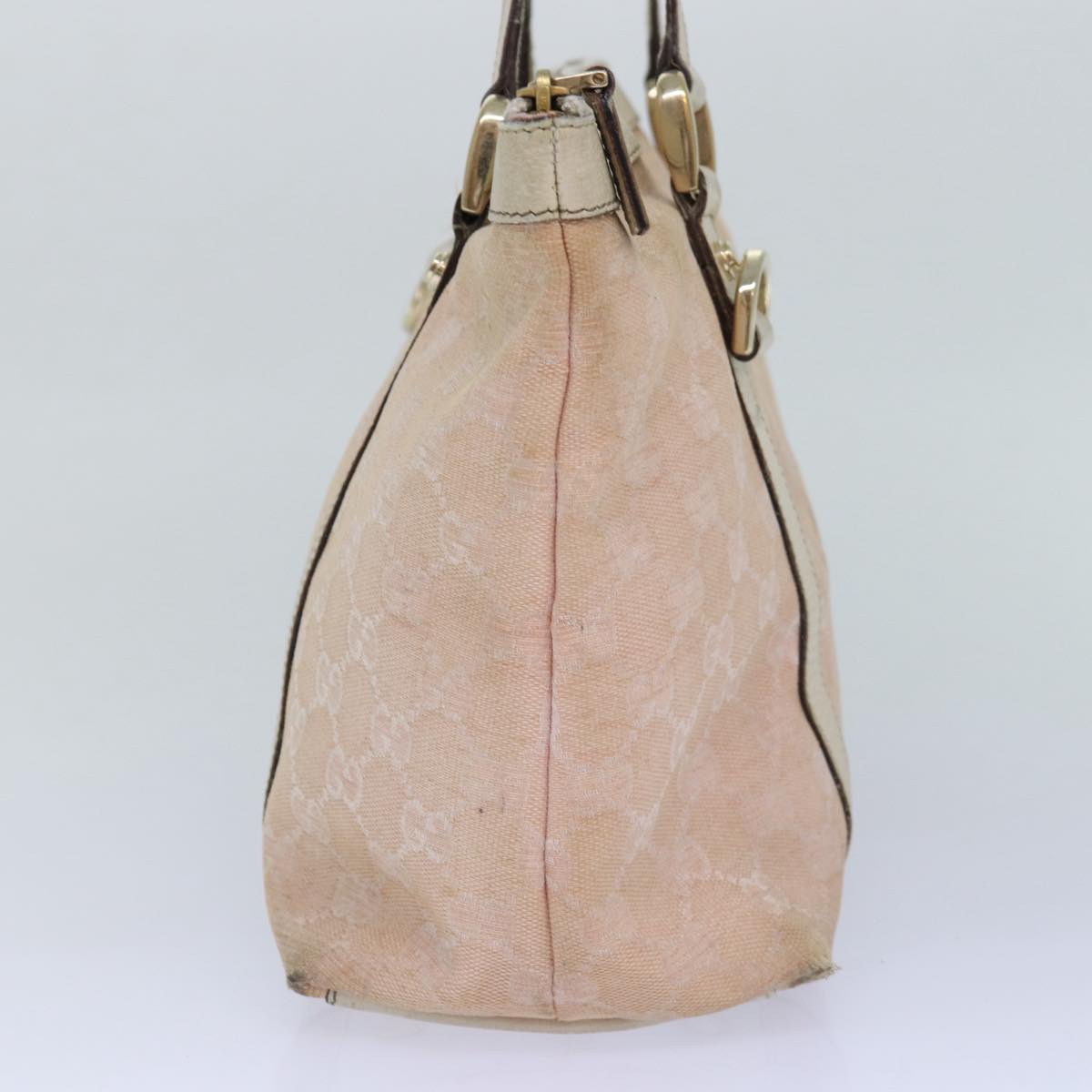 GUCCI GG Canvas Tote Bag Pink 141470 85056