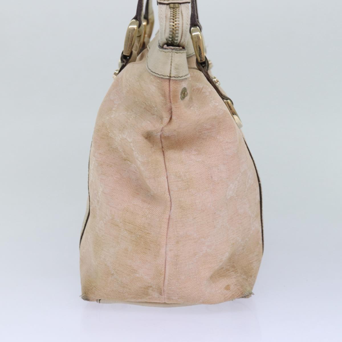 GUCCI GG Canvas Tote Bag Pink 141470 85056