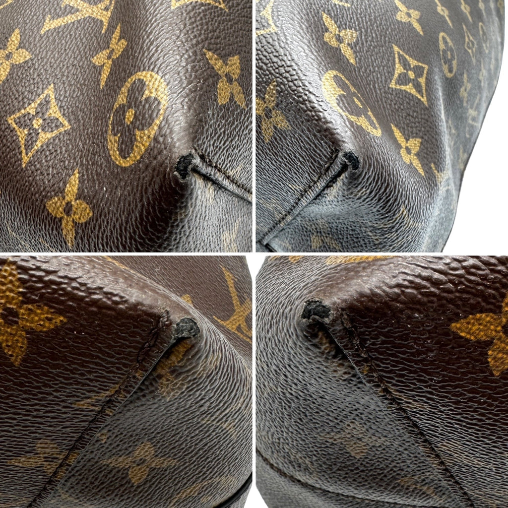 Louis Vuitton Monogram Canvas Flower Hobo Bordeaux Handbag