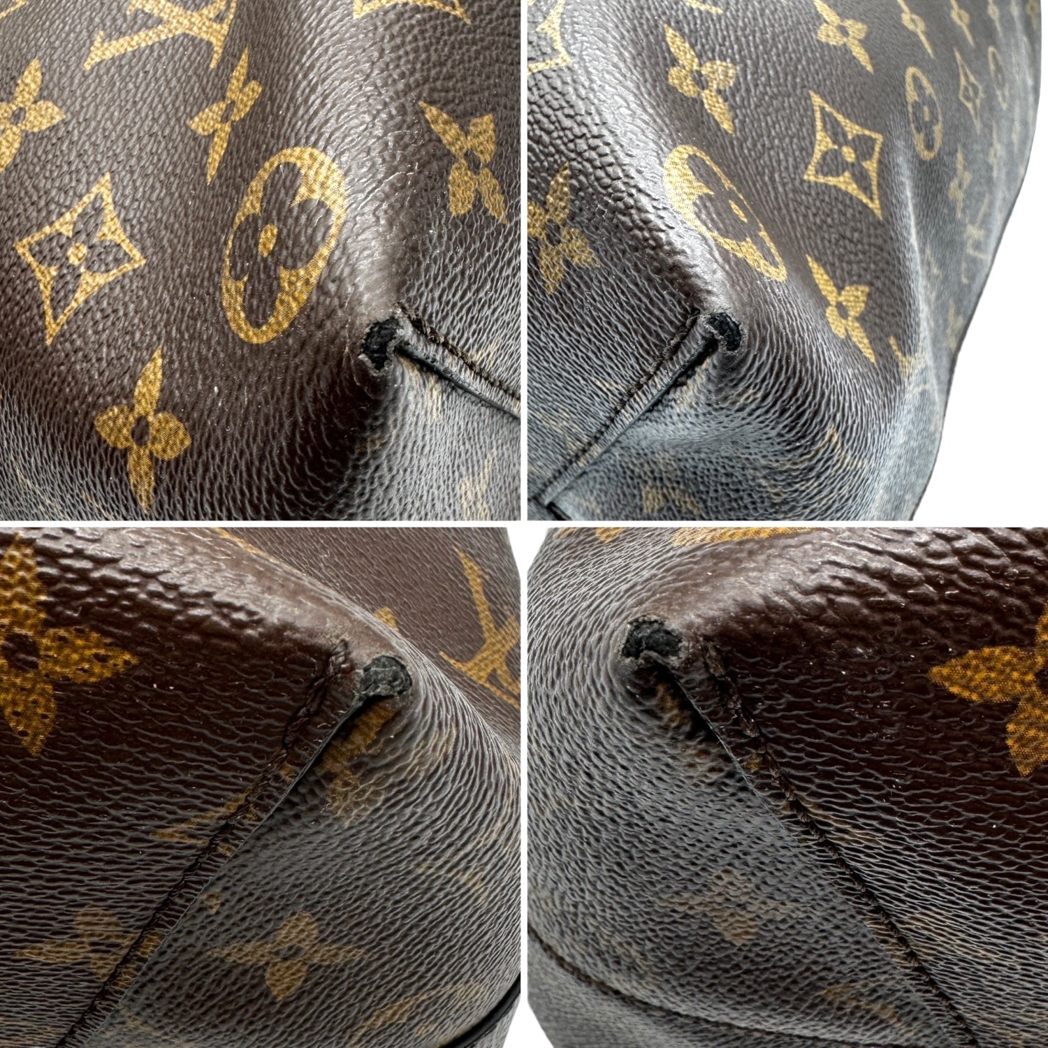Louis Vuitton Monogram Canvas Flower Hobo Bordeaux Handbag