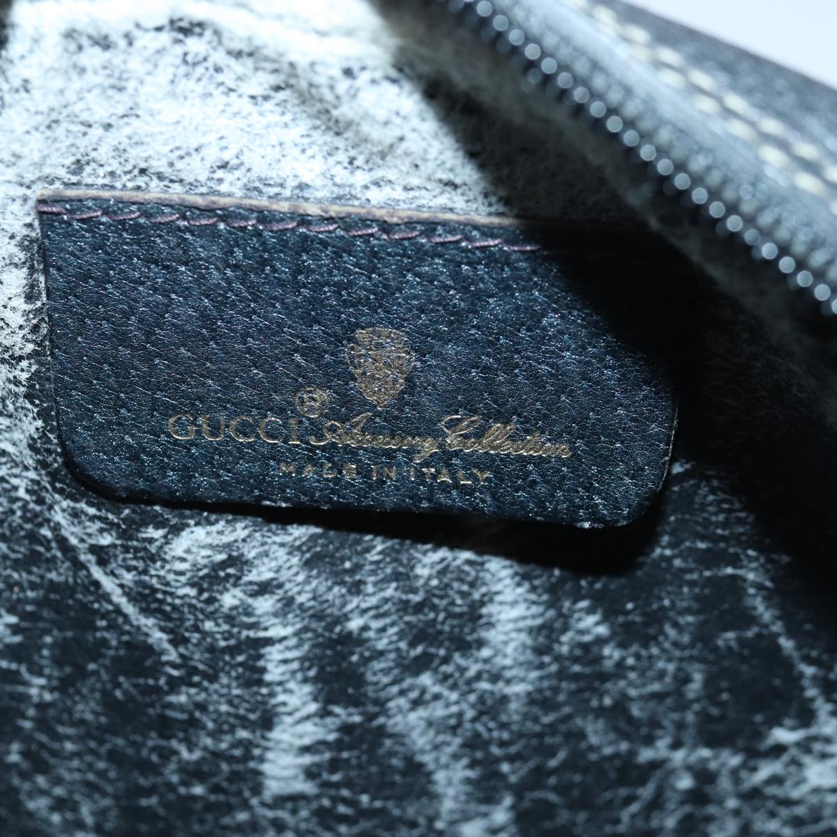 GUCCI GG Supreme Sherry Line Shoulder Bag PVC Black Gold 156 02 066 85106