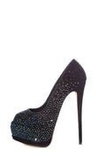Guiseppe Zanotti Teal & Black Pumps SZ 38