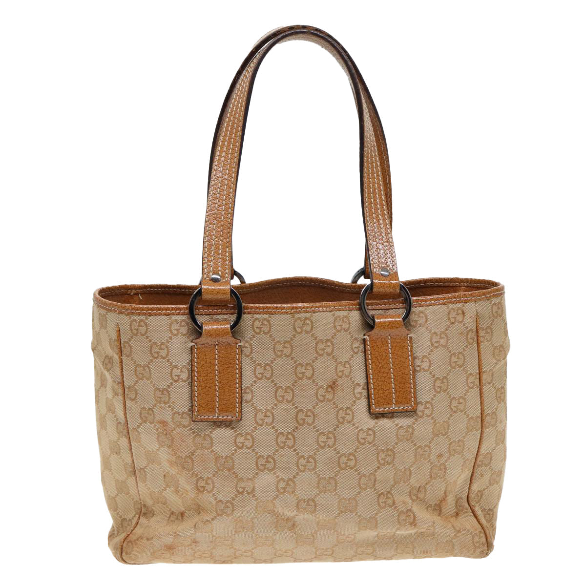 GUCCI GG Canvas Tote Bag Beige 113019 3444 85129
