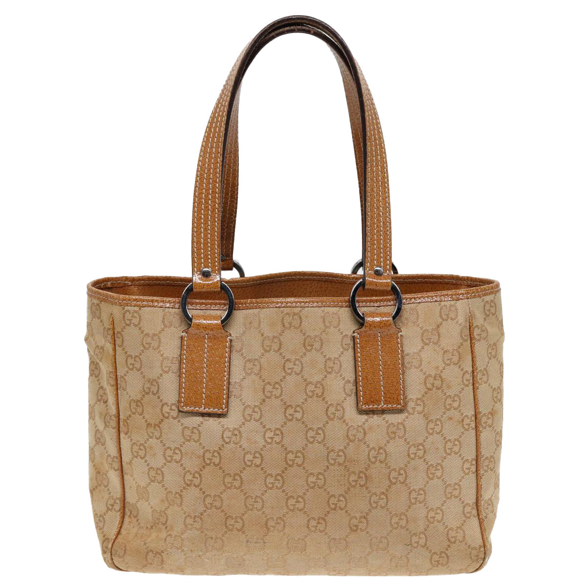 GUCCI GG Canvas Tote Bag Beige 113019 3444 85129