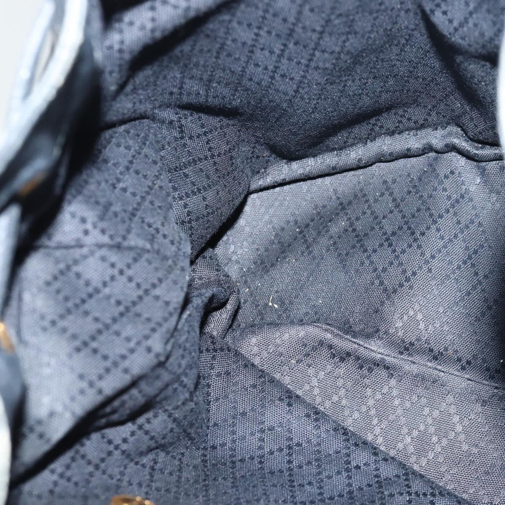 GUCCI Bamboo Backpack Leather Black Gold 003 2058 0016 85154
